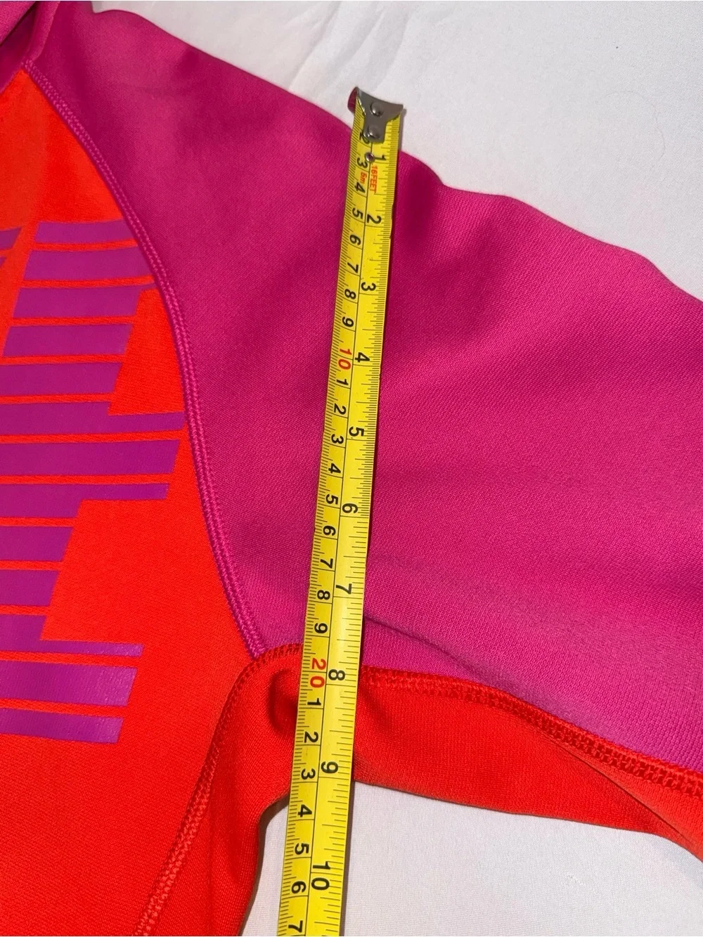Nike Therma-Fit Women Orange & Pink Logo Pullover Hoodie Size Large